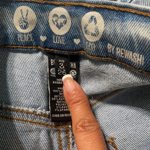 90’s Mom Jean 3/26 blue denim vintage revival super high rise size 3 / 26 - Picture 11 of 12